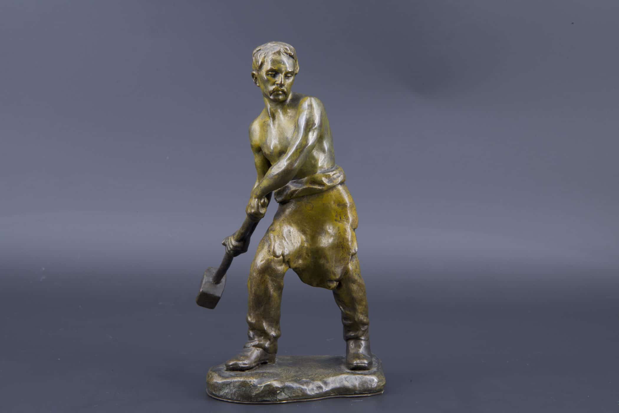 Bronze du sculpteur hongrois Andor Ruff, XXe siècle